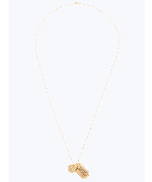 MARC JACOBS(マークジェイコブス)の「THE MINI DOG TAG/コレクテッド ザ ミニ ドッグ タグ ネックレス(ネックレス・レディース・ゴールド・ONE SIZE)」の4枚目の写真