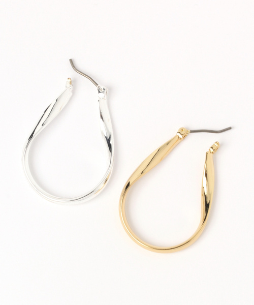 GLOBAL WORK（グローバルワーク）の「メタルラインピアスFW/843439（ピアス（両耳用）・レディース・ゴールド/その他/グレー系その他/ゴールド系その他/ライトグレー/ライトイエロー・FREE）」の8枚目の写真