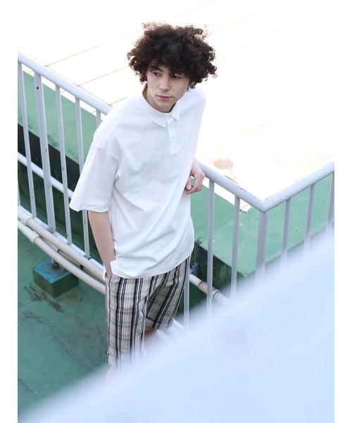 CRAFT STANDARD BOUTIQUE(クラフトスタンダードブティック)の「衿付BIGカットプルオーバー○(Tシャツ/カットソー・メンズ・オフホワイト/ブラック/カーキ/ブルー系その他2/グレー系その他4・L/LL/M)」の2枚目の写真