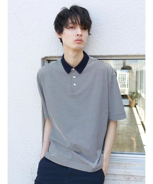 CRAFT STANDARD BOUTIQUE(クラフトスタンダードブティック)の「衿付BIGカットプルオーバー○(Tシャツ/カットソー・メンズ・オフホワイト/ブラック/カーキ/ブルー系その他2/グレー系その他4・L/LL/M)」の5枚目の写真