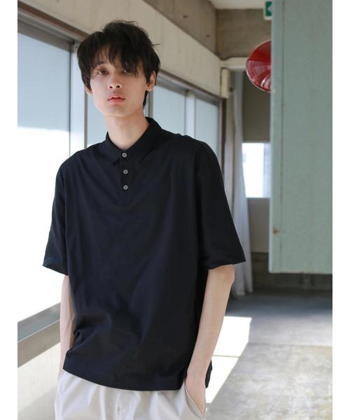 CRAFT STANDARD BOUTIQUE(クラフトスタンダードブティック)の「衿付BIGカットプルオーバー○(Tシャツ/カットソー・メンズ・オフホワイト/ブラック/カーキ/ブルー系その他2/グレー系その他4・L/LL/M)」の3枚目の写真