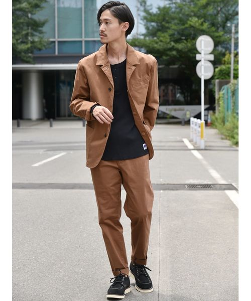 SHIPS(シップス)の「SC: コットン ピーチ起毛 ストレッチ セットアップ イージーパンツ(その他パンツ・メンズ・ブラウン/ネイビー/ブラック・SMALL/MEDIUM/LARGE/X-LARGE)」の14枚目の写真