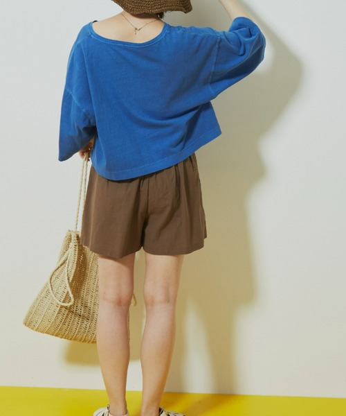 Auntie Rosa Holiday（アンティローザホリデー）の「タックイージーショーツ（その他パンツ・レディース・ブラック/ベージュ/ブラウン/カーキ/マスタード・FREE）」の18枚目の写真