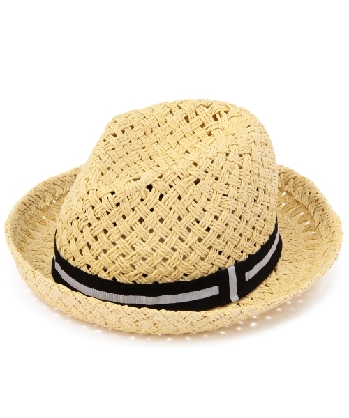 green label relaxing（グリーンレーベルリラクシング）の「ペーパーナカオレハット ◆（ハット・キッズ・ベージュ/ブラウン/ライム・54c/50c/52c）」の3枚目の写真