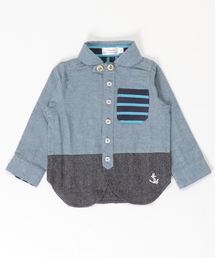 [90-100]切替マリンカラーシャツ