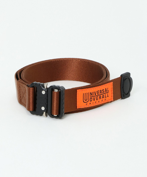 UNIVERSAL OVERALL（ユニバーサルオーバーオール）の「UNIVERSAL OVERALL ユニバーサルオーバーオール ワンタッチバックルベルト（ベルト・メンズ・ブラック/ネイビー/ブラウン/グレー/オリーブ・FREE）」の4枚目の写真
