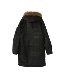 ヒステリックグラマー.N-3B黒(レディースF/メンズXS-S位/プリマロフト/肩41身幅49丈68) 2025年最新Yahoo!オークション -supreme hysteric glamour n-3bの