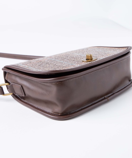 WEGO（ウィゴー）の「WEGO/レトロショルダーバッグ（ショルダーバッグ・レディース・ブラック/その他1/その他2・FREE）」の7枚目の写真