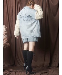 Darich（ダーリッチ）の「アームニットボアGジャン（デニムジャケット