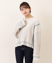 mline | [mline]ラインリブニット(ニット/セーター)