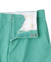 美品　ドゥロワー　コットンツイルスリムパンツ　グリーン　38 美品 ドゥロワー コットンツイルスリムパンツ グリーン 38 美品
