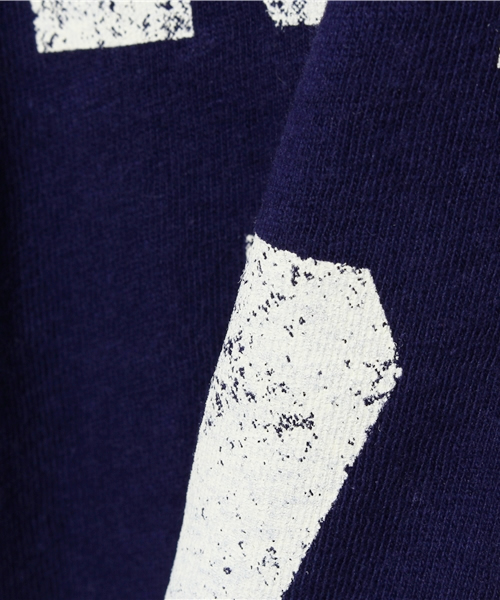 green label relaxing（グリーンレーベルリラクシング）の「【KIDS】コットン ナンバリングTシャツ 7分袖 ◆（Tシャツ/カットソー・キッズ・ネイビー/オフホワイト・L/125/95/M/115/135/S/105）」の3枚目の写真