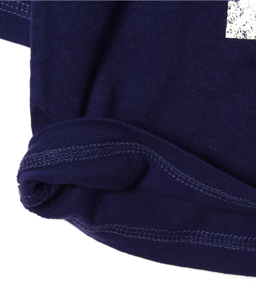 green label relaxing（グリーンレーベルリラクシング）の「【KIDS】コットン ナンバリングTシャツ 7分袖 ◆（Tシャツ/カットソー・キッズ・ネイビー/オフホワイト・L/125/95/M/115/135/S/105）」の4枚目の写真