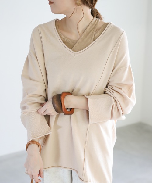 select MOCA（セレクトモカ）の「2020 S/S レイヤードデザインタンク 