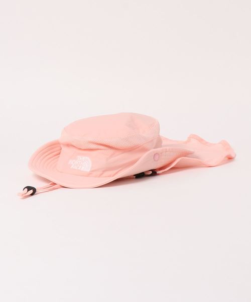 THE NORTH FACE(ザノースフェイス)の「THE NORTH FACE/ザ・ノースフェイス/sunshield hat/キッズ用サンシールドハットNNJ02007(ハット)」|ピンク