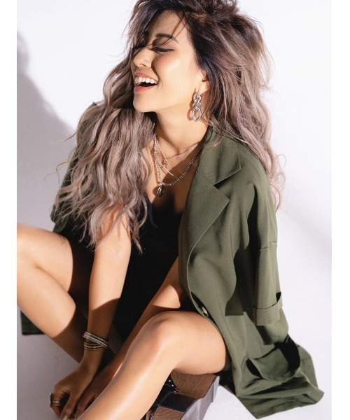 EGOIST（エゴイスト）の「BIGポケット半袖シャツ(セットアップ)（シャツ/ブラウス・レディース・ベージュ/ブラウン/カーキ・FREE）」の22枚目の写真