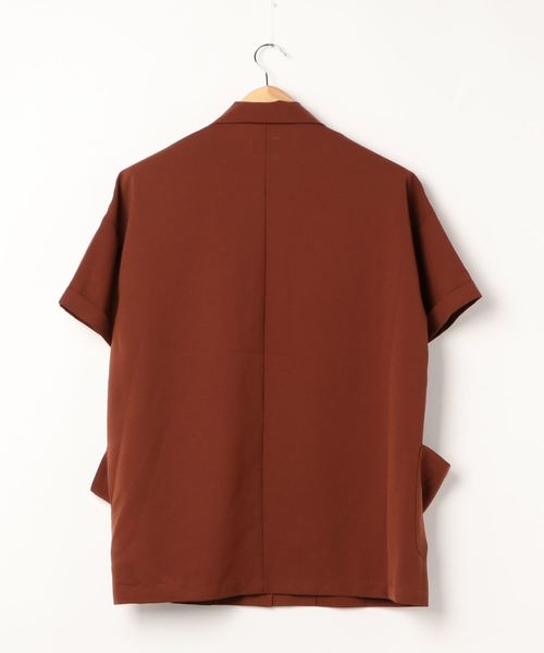 EGOIST（エゴイスト）の「BIGポケット半袖シャツ(セットアップ)（シャツ/ブラウス・レディース・ベージュ/ブラウン/カーキ・FREE）」の7枚目の写真