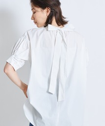 &. NOSTALGIA | バックリボンコットンブラウス(シャツ/ブラウス)