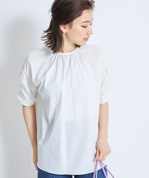 &. NOSTALGIA（アンドドットノスタルジア）の「バックリボンコットンブラウス（シャツ/ブラウス・レディース・ピンク系その他/ホワイト・FREE）」の8枚目の写真