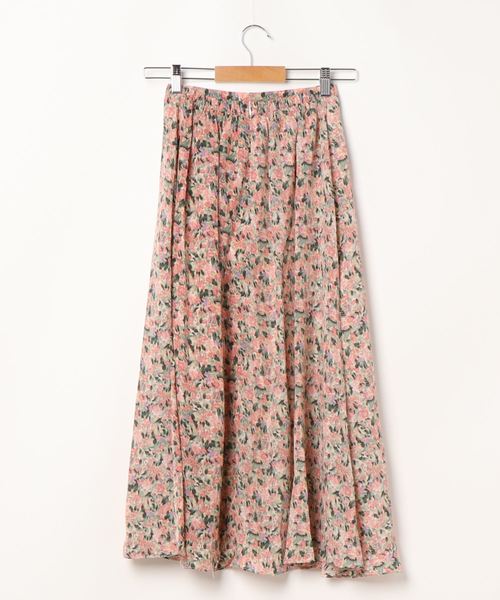 SESTO（セスト）の「花柄フレアスカート（スカート・レディース・ピンク/イエロー・M）」の3枚目の写真