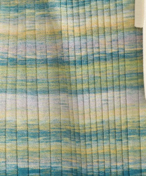 TAN（タン）の「【TAN（タン）】カスリプリーツスカート　20SS-37（スカート・レディース・ブルー/オレンジ・FREE）」の20枚目の写真