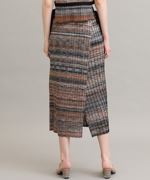 TAN（タン）の「【TAN（タン）】カスリプリーツスカート　20SS-37（スカート・レディース・ブルー/オレンジ・FREE）」の16枚目の写真