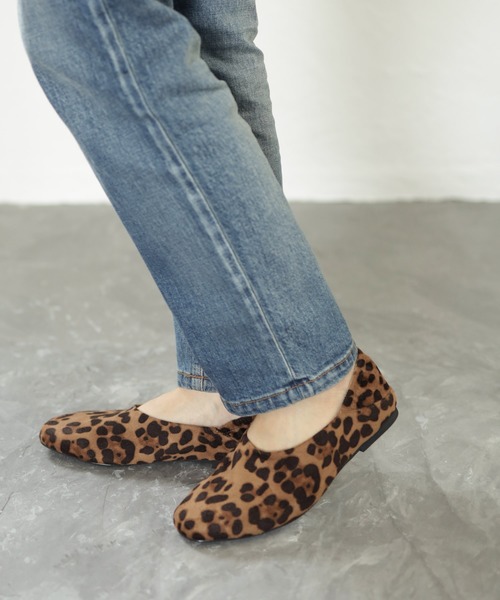 SESTO（セスト）の「レザー調シンプルバブーシュパンプス（バレエシューズ・レディース・ブラック/アイボリー/ベージュ/ゴールド/レオパード・S/M/L/LL）」の22枚目の写真