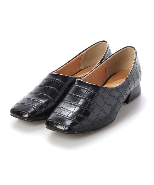 EVOL（イーボル）の「【EVOL】スクエアパンプスIP9397（パンプス・レディース・ブラック/ブラック系その他/ブラウン系その他・22.0cm/22.5cm/23.0cm/23.5cm/24.0cm/24.5cm）」の9枚目の写真