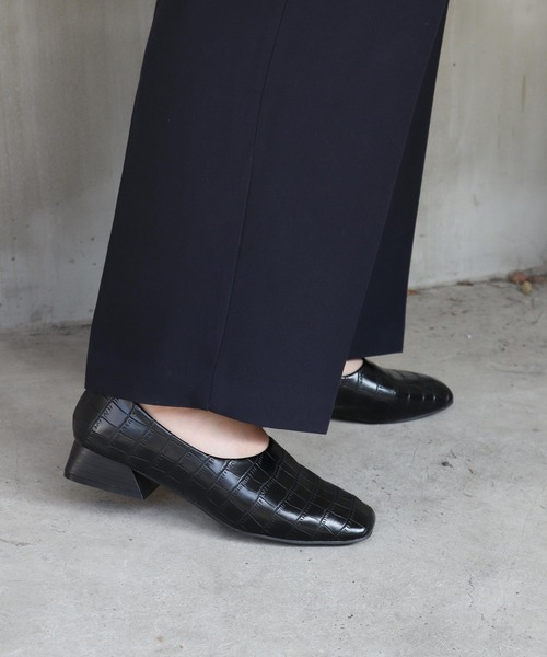 EVOL（イーボル）の「【EVOL】スクエアパンプスIP9397（パンプス・レディース・ブラック/ブラック系その他/ブラウン系その他・22.0cm/22.5cm/23.0cm/23.5cm/24.0cm/24.5cm）」の20枚目の写真