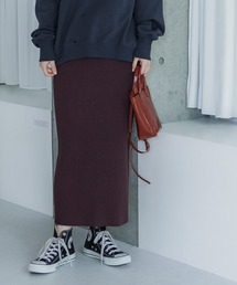 coca（coca） | ＼新色登場／コーデも動きも自由自在！リブニットIラインスカート(スカート)