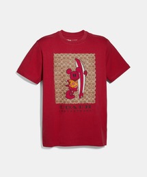 Disney x Coach ミッキーマウス TシャツXL 公式】コーチアウトレット | 【DISNEY X COACH】ミッキーマウス