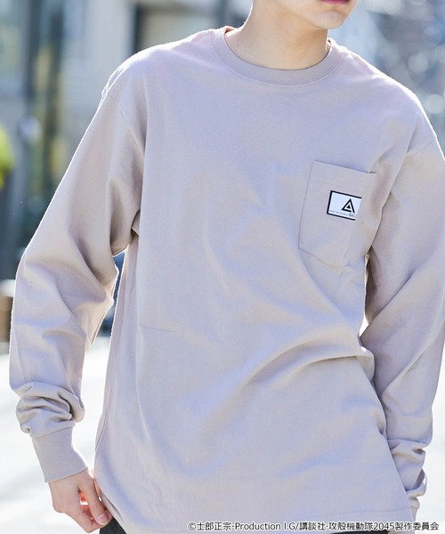 MONO-MART（モノマート）の「攻殻機動隊 別注 プリントL/S オーバーサイズカットソー（Tシャツ/カットソー・メンズ・ホワイト/ブラック/ホワイト系その他/ブラック系その他/ベージュ系その他/グレイッシュベージュ・M/L）」の5枚目の写真