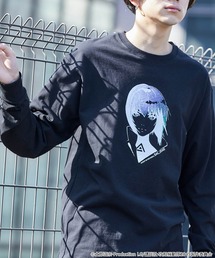 攻殻機動隊 別注 プリントL/S オーバーサイズカットソー