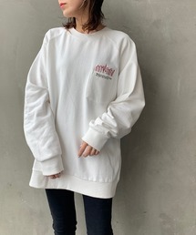 [MANHATTAN PORTAGE/マンハッタンポーテージ] 別注ポケット刺繍クルーネックスウェット