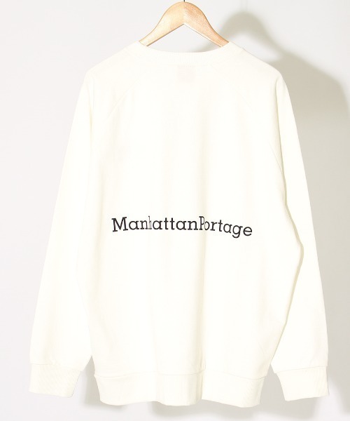 Manhattan Portage（マンハッタンポーテージ）の「[MANHATTAN PORTAGE/マンハッタンポーテージ] 別注ポケット刺繍クルーネックスウェット（スウェット・メンズ・グレー/ホワイト/ブラック・S/M/L）」の6枚目の写真