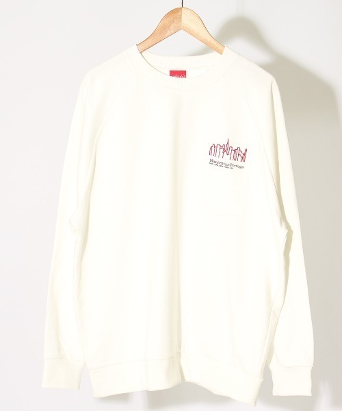 Manhattan Portage（マンハッタンポーテージ）の「[MANHATTAN PORTAGE/マンハッタンポーテージ] 別注ポケット刺繍クルーネックスウェット（スウェット・メンズ・グレー/ホワイト/ブラック・S/M/L）」の11枚目の写真