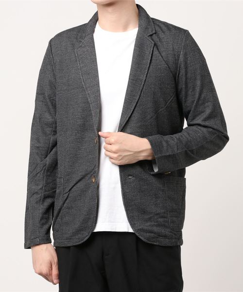 CORISCO（コリスコ）の「CORISCO インディゴ ライク テーラード (M1)（テーラードジャケット・メンズ・ブラック/ネイビー・MEDIUM/LARGE/X-LARGE）」の2枚目の写真