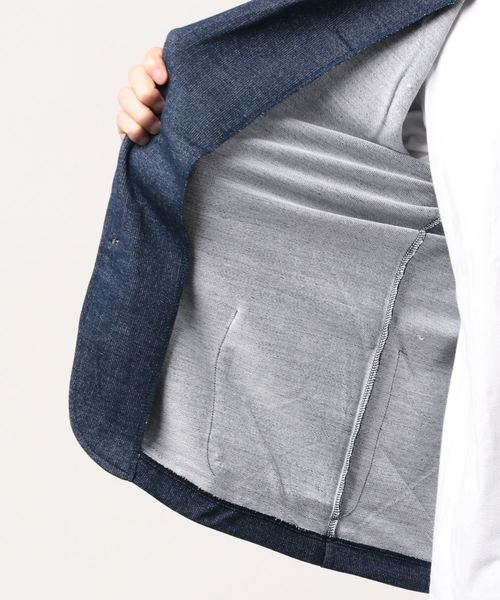 CORISCO（コリスコ）の「CORISCO インディゴ ライク テーラード (M1)（テーラードジャケット・メンズ・ブラック/ネイビー・MEDIUM/LARGE/X-LARGE）」の5枚目の写真