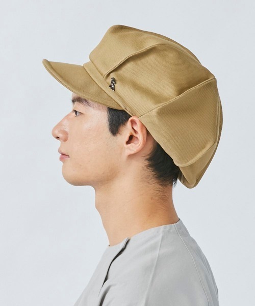 arth（アース）の「【arth】 Cord Tuck Cas（キャスケット・メンズ・ブラック/ベージュ・58cm）」の15枚目の写真