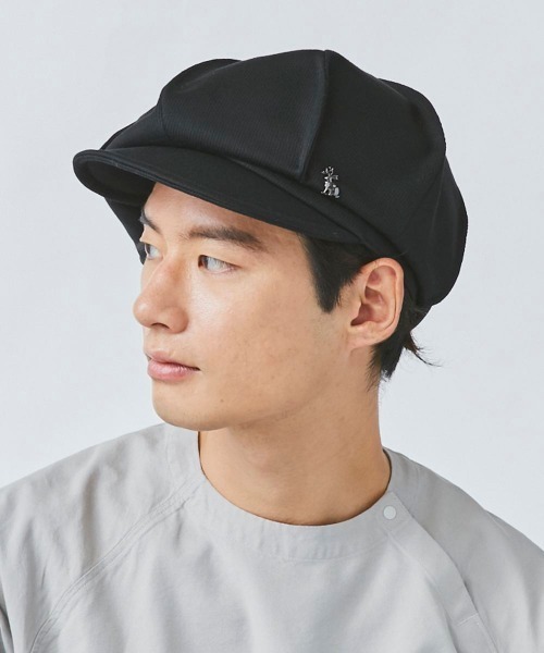 arth（アース）の「【arth】 Cord Tuck Cas（キャスケット・メンズ・ブラック/ベージュ・58cm）」の5枚目の写真