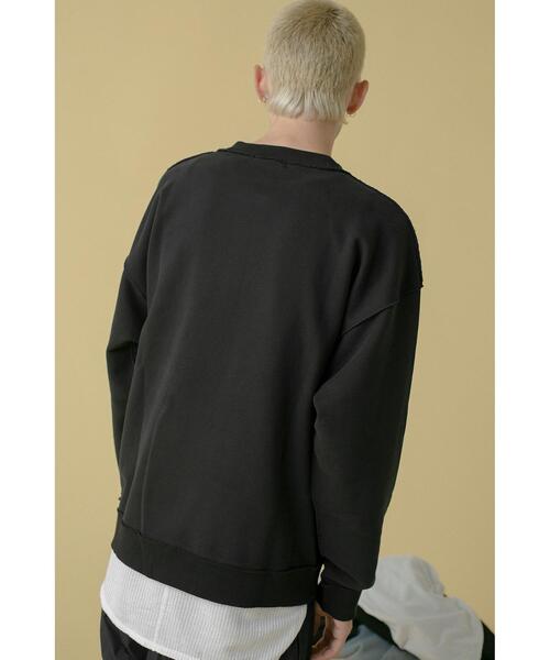 MONKEY TIME(モンキータイム)の「<monkey time> TC F/TRY OUT SEAM CN/スウェット(スウェット・メンズ・ベージュ/ブラック/ライム・M/L/S/XL)」の9枚目の写真