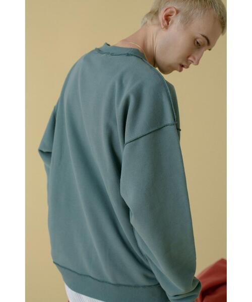 MONKEY TIME(モンキータイム)の「<monkey time> TC F/TRY OUT SEAM CN/スウェット(スウェット・メンズ・ベージュ/ブラック/ライム・M/L/S/XL)」の5枚目の写真