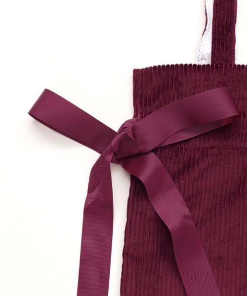 axes femme POETIQUE(アクシーズファムポエティック)の「刺繍ロゴトートバッグ(トートバッグ・レディース・ネイビー/ワイン・MEDIUM)」の12枚目の写真