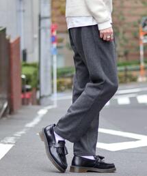 coen | ポリエステルヘリンボンイージーパンツ(その他パンツ)