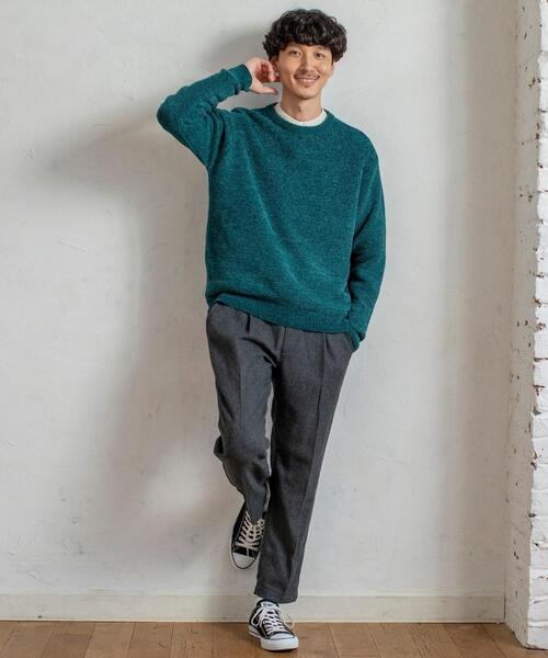 coen（コーエン）の「ポリエステルヘリンボンイージーパンツ（その他パンツ・メンズ・ブラウン/ダークグレー・X-LARGE/LARGE/MEDIUM/SMALL）」の15枚目の写真