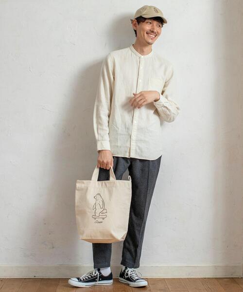 coen（コーエン）の「ポリエステルヘリンボンイージーパンツ（その他パンツ・メンズ・ブラウン/ダークグレー・X-LARGE/LARGE/MEDIUM/SMALL）」の18枚目の写真