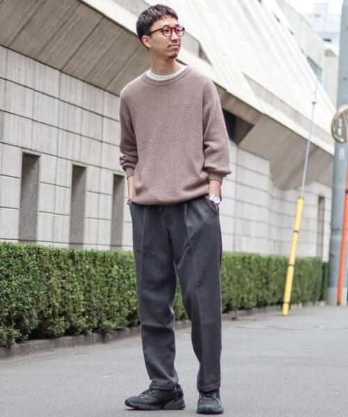 coen（コーエン）の「ポリエステルヘリンボンイージーパンツ（その他パンツ・メンズ・ブラウン/ダークグレー・X-LARGE/LARGE/MEDIUM/SMALL）」の11枚目の写真