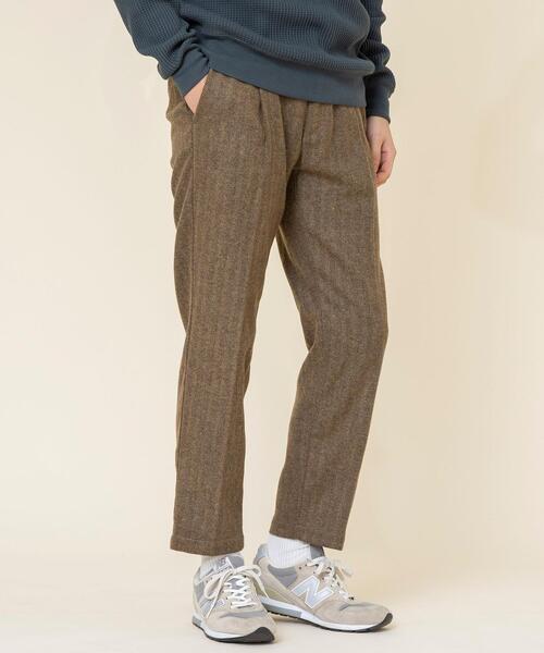 coen（コーエン）の「ポリエステルヘリンボンイージーパンツ（その他パンツ・メンズ・ブラウン/ダークグレー・X-LARGE/LARGE/MEDIUM/SMALL）」の12枚目の写真