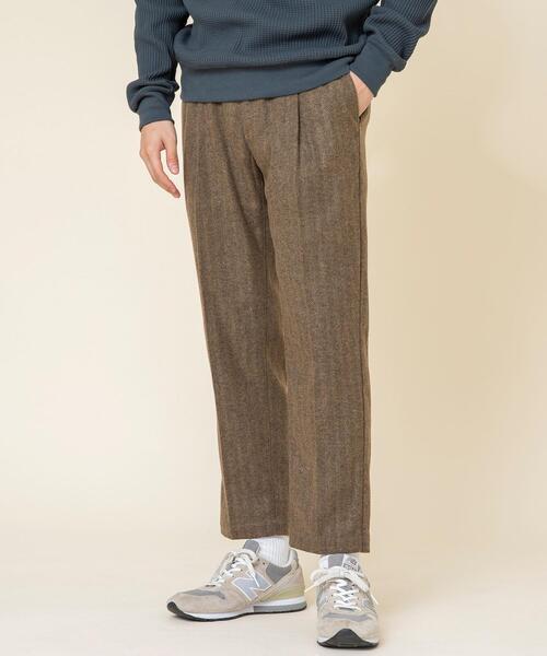 coen（コーエン）の「ポリエステルヘリンボンイージーパンツ（その他パンツ・メンズ・ブラウン/ダークグレー・X-LARGE/LARGE/MEDIUM/SMALL）」の13枚目の写真