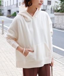 andme | 裏起毛長袖スウェットパーカートップス(パーカー)